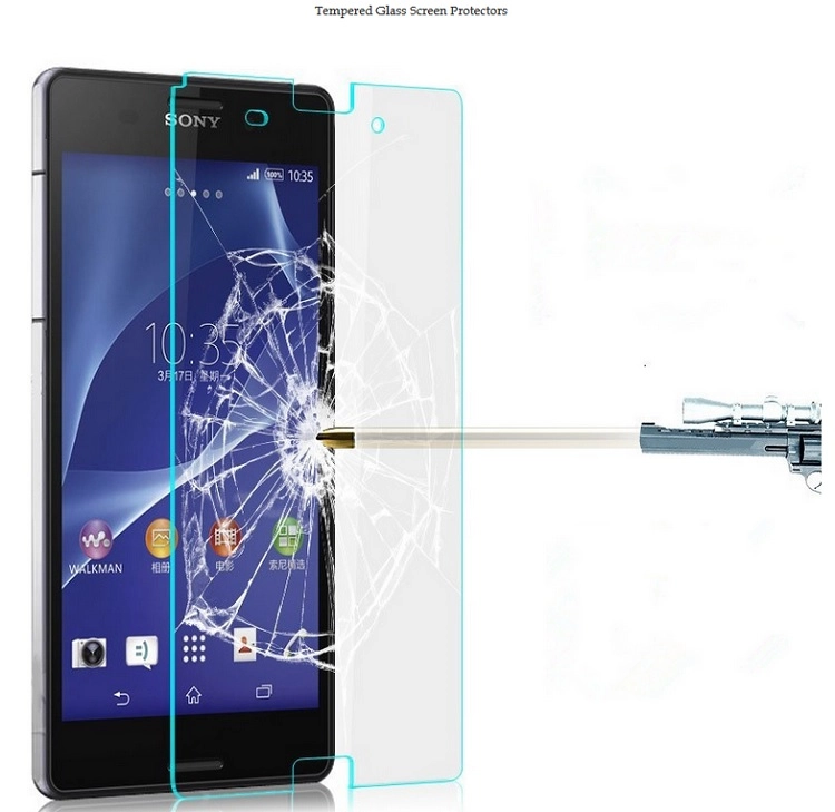 Miếng dán kính cường lực Sony Xperia Z3-L55- Premium Tempered Glass Screen Protector